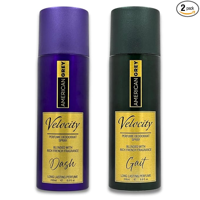 American Grey Men Velocity Collection 200ml Each (Pack of 2)