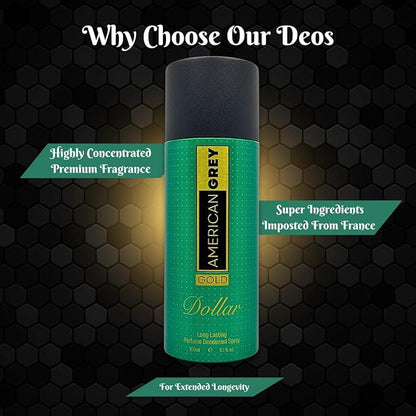 American Grey Unisex Gold Series (Pack of 2)