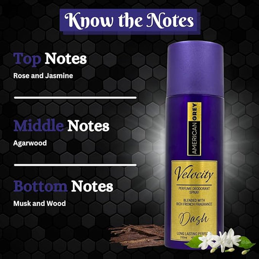 American Grey Men Velocity Collection 200ml Each (Pack of 2)