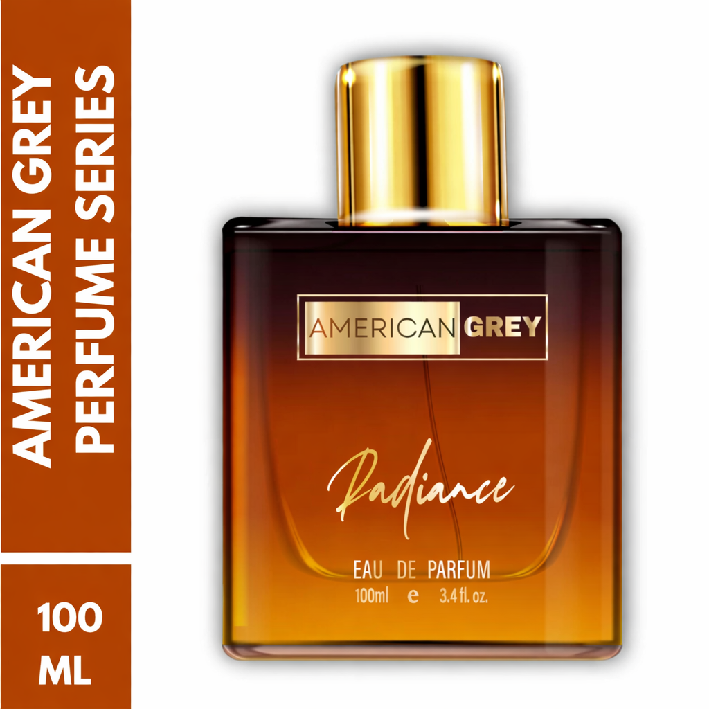American Grey Radiance Unisex Perfume Spray Eau de Parfum -  100 ml (For Men & Women)