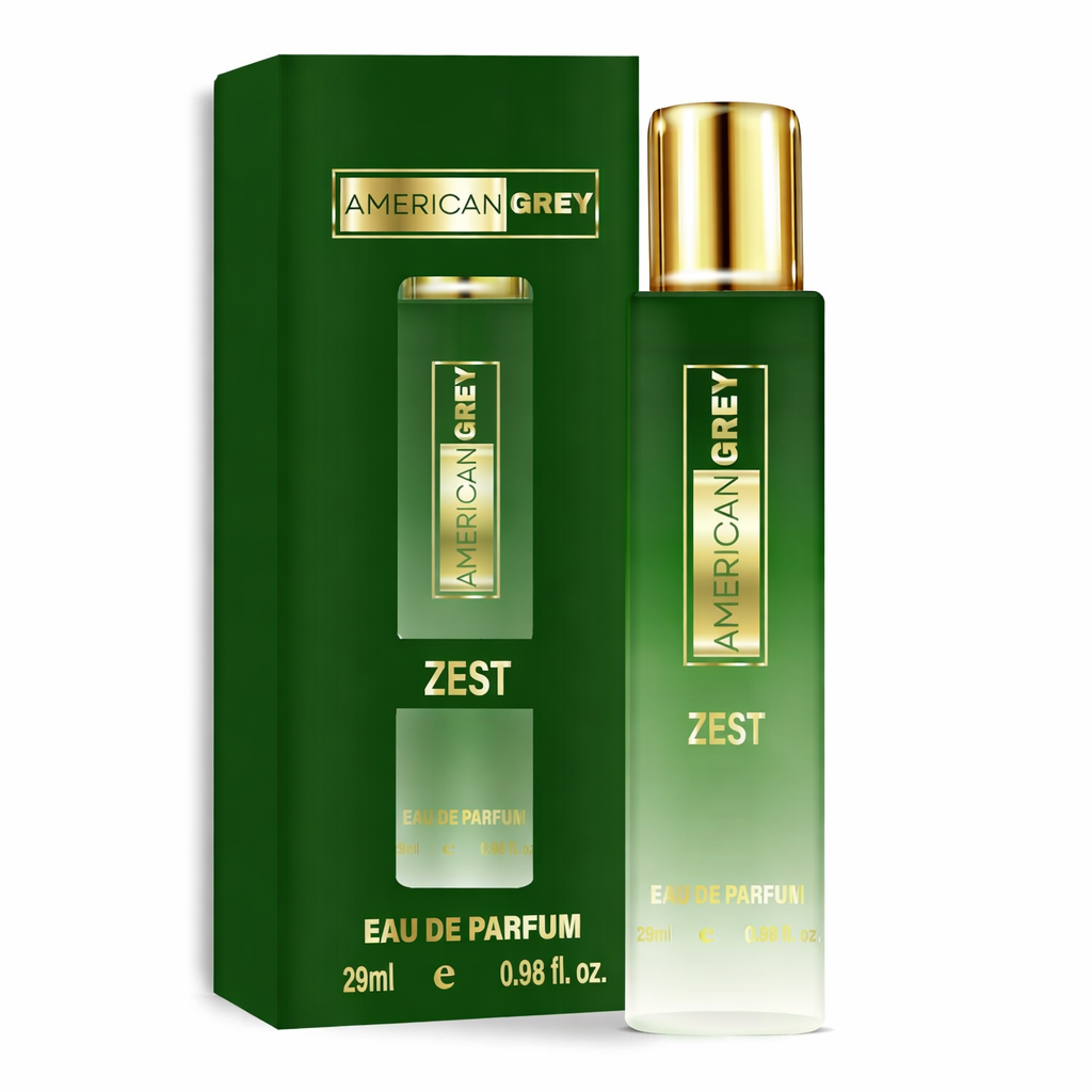 American Grey Perfume – EDP 29 ML Zest  | Fresh Long-Lasting Fragrance for Men & Women