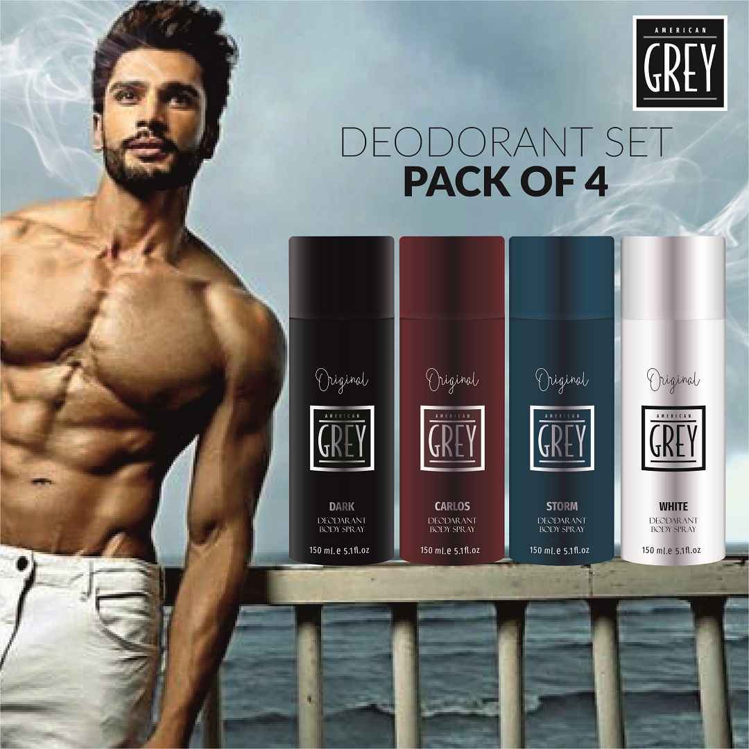 Buy Best Long-Lasting Deodorants for Men Online - American Grey