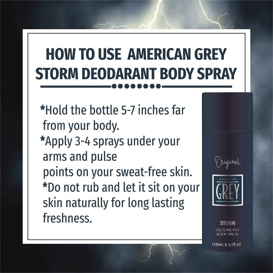 how to apply deo for men - American Grey